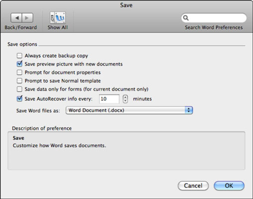 word 2011 for mac keeps crashing save